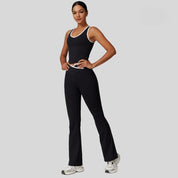 Conjunto deportivo flare con cintura cruzada - Dressygt
