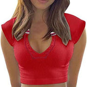 Crop top cuello U - Dressygt