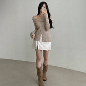Sueter chic sin hombros - Dressygt