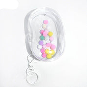 Mini bolso transparente tipo llavero - Dressygt