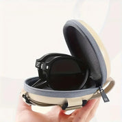 Case circular para lentes plegables