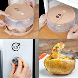 Vaporizador de patatas  para microondas