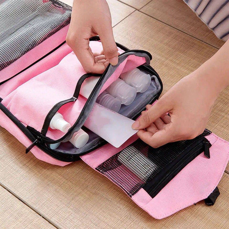 Cosmetiquera plegable de viaje