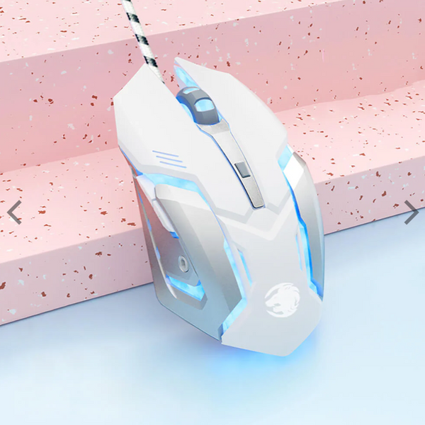 Mouse con luz led