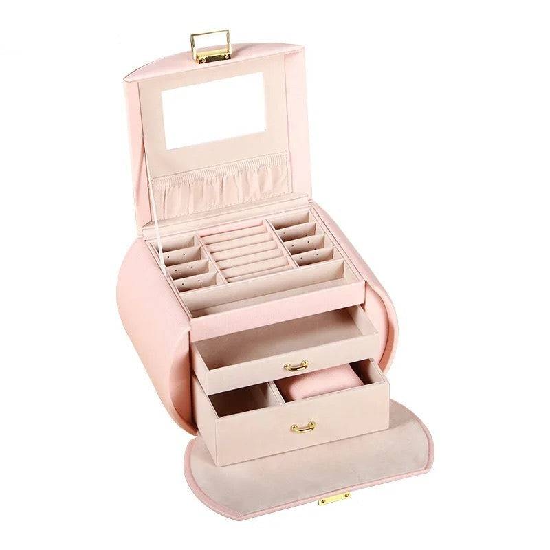 Joyero organizador  grande en forma de bolsa