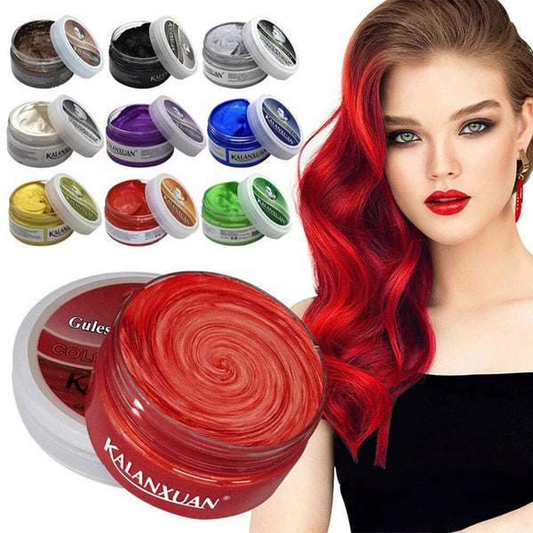 Pinturas temporales para el cabello
