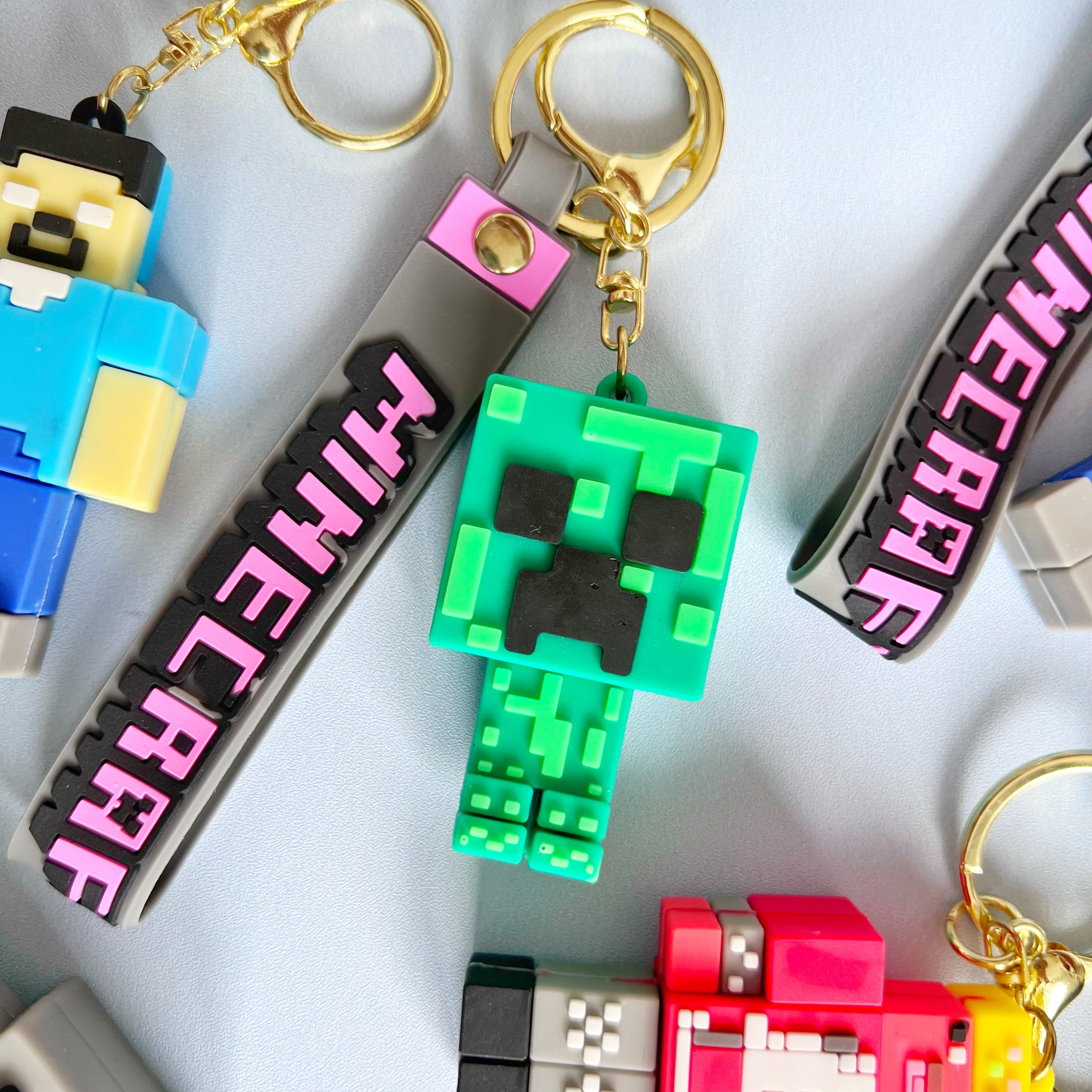 Docena de llaveros de Minecraft