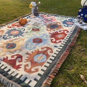 Manta para playa y picnic con flecos - Dressygt