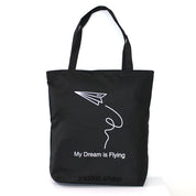 Bolsa tote estampada My dream is flying - Dressygt