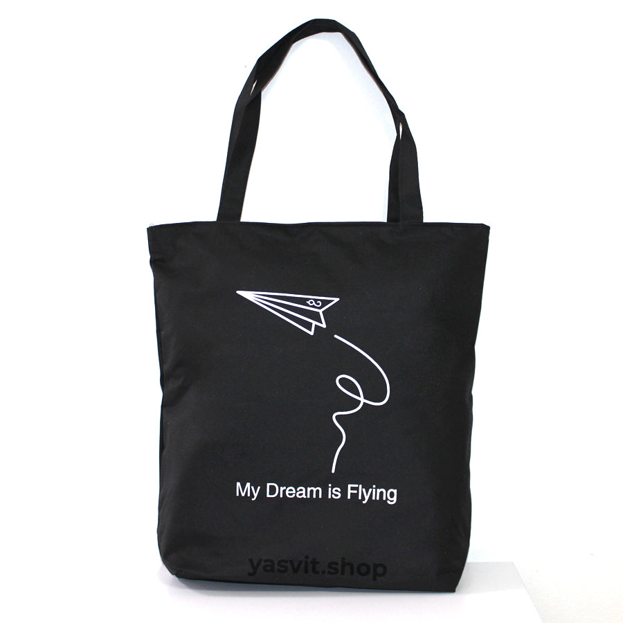 Bolsa tote estampada My dream is flying - Dressygt