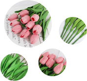 Ramo de tulipanes artificiales decorativos