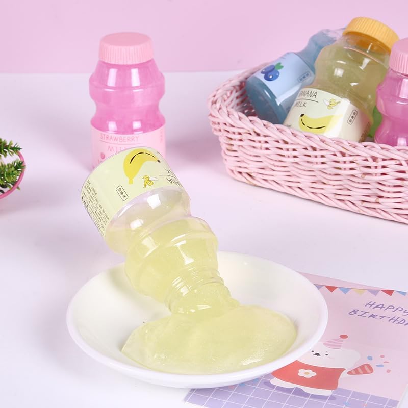 Slime Milk de frutas en botella