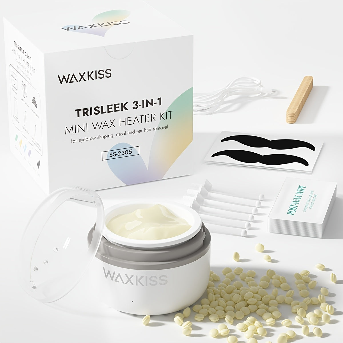 Mini calentador recargable para cera de depilación - Dressygt