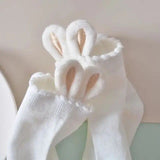 Calcetas con diseño Kawaii de conejo