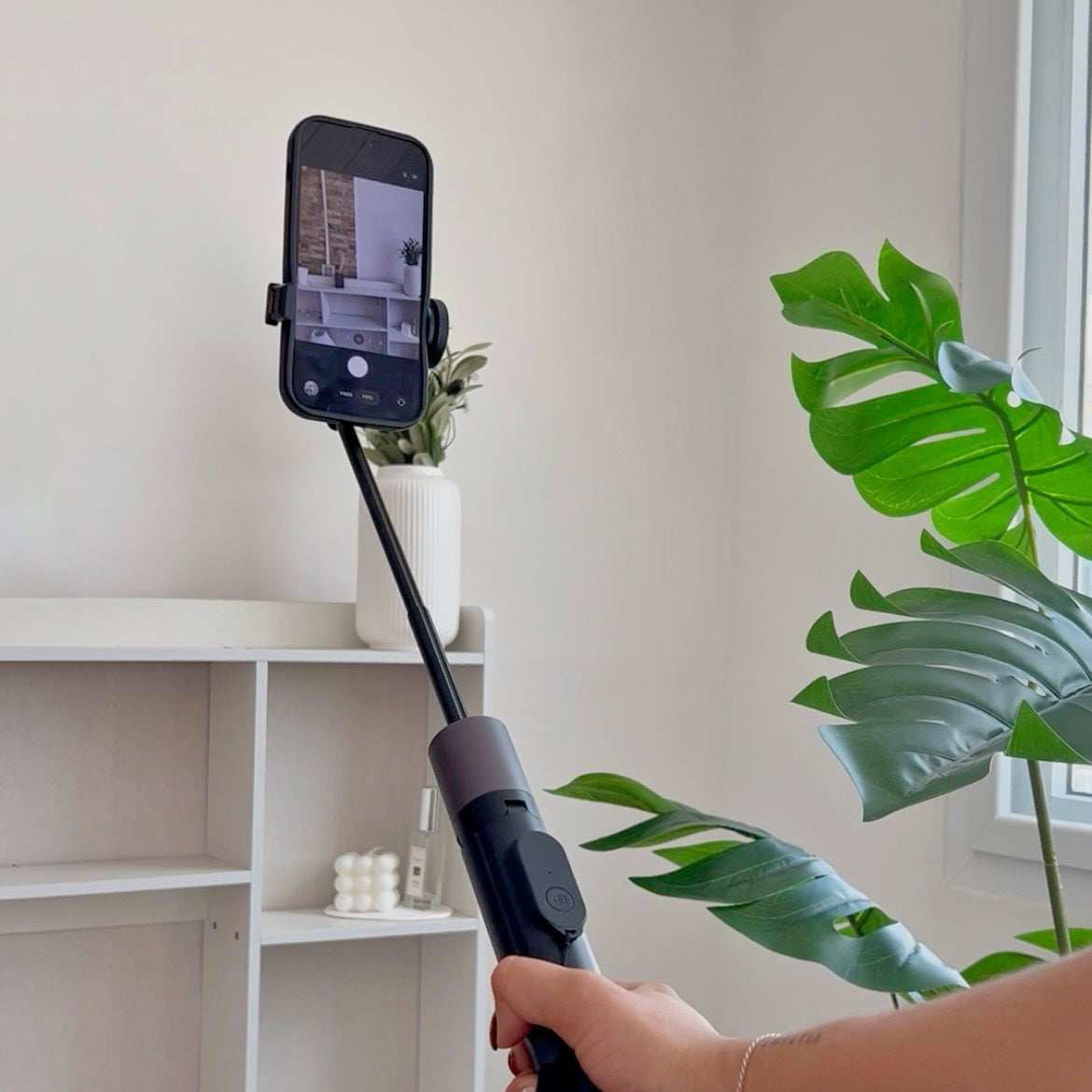 Selfie stick extensible con trípode integrado - Dressygt