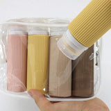 Set de botellas de viaje para cosméticos