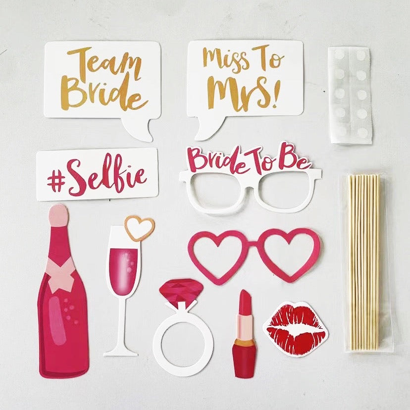 Decoración para fotos de despedida de soltera - Dressygt