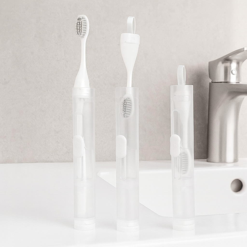 Cepillo de dientes 2 en 1 de viaje - Dressygt