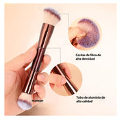 Set de 2 brochas doble punta de maquillaje
