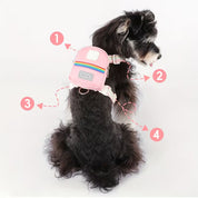 Arnés para perro con mochila correa ajustable - Dressygt