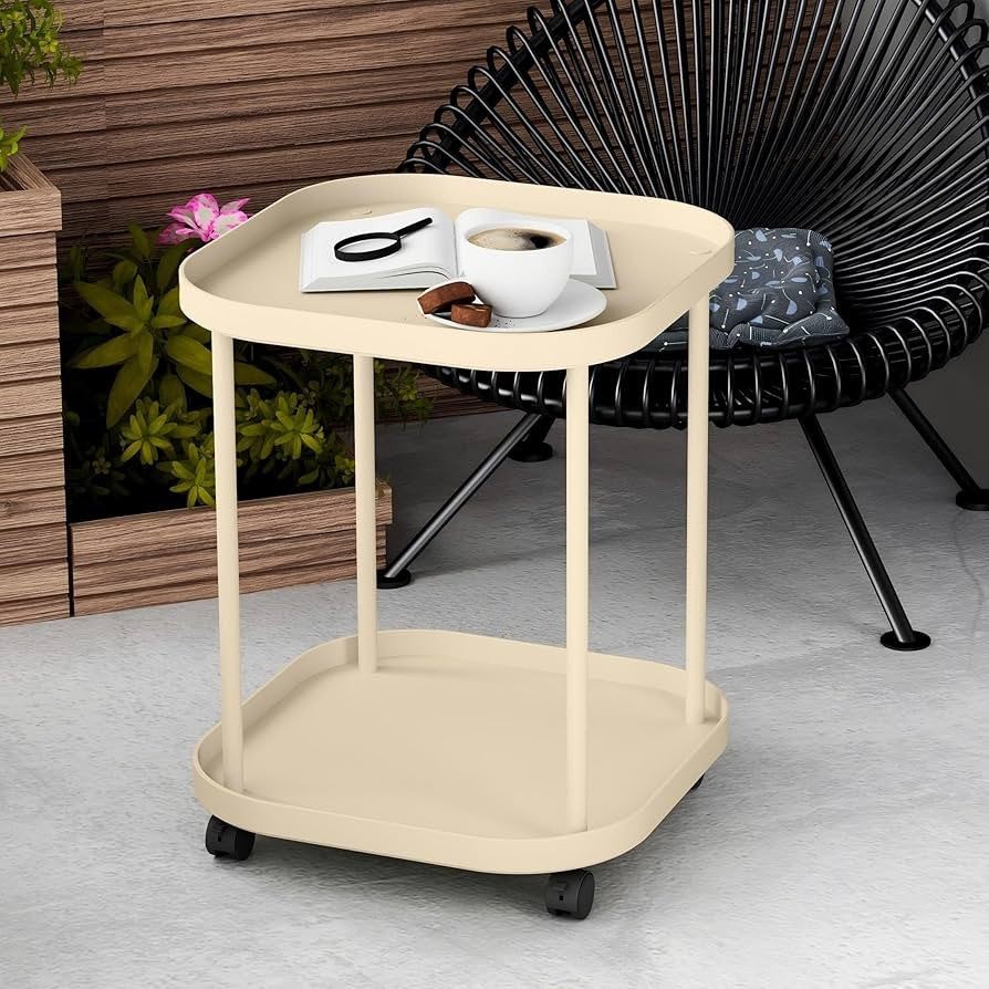 Carrito organizador plástico de 2 niveles - Dressygt