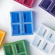 Pastillero semanal desmontable con compartimentos diarios - Dressygt