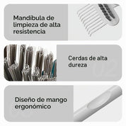 Limpiador de cepillos para cabello