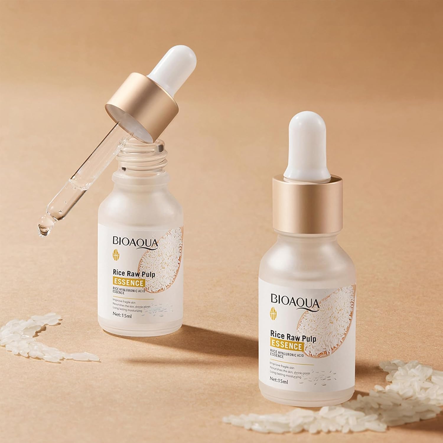 Sérum facial de arroz con ácido hialurónico - Dressygt