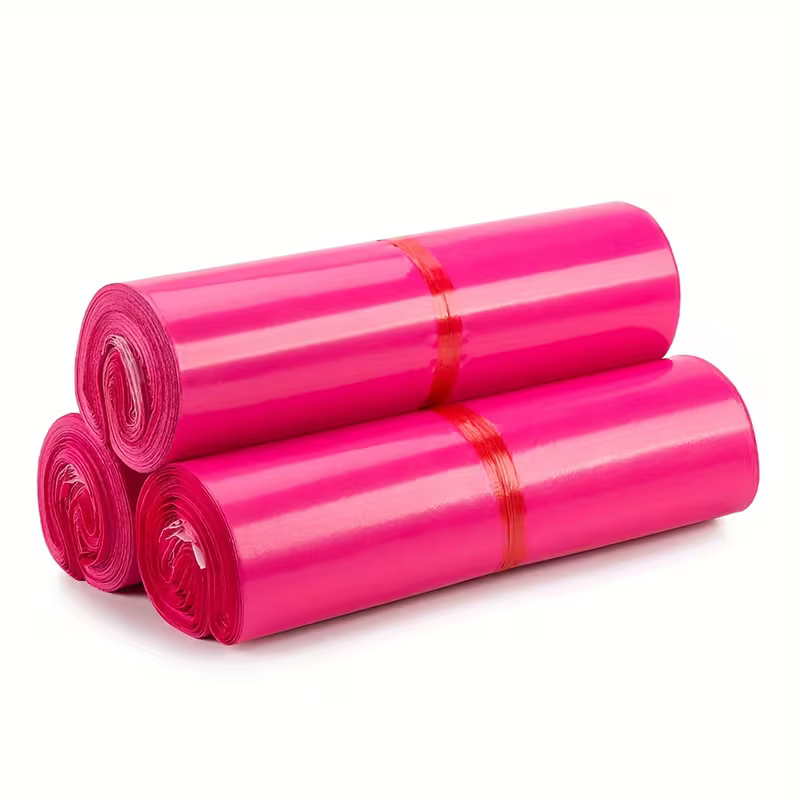 Ciento de bolsas para empaque de 44x61cm - 0.13mm color fucsia - Dressygt