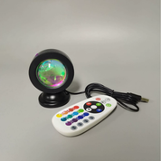 Lámpara proyectora LED tipo “sunset light”
