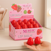 Caja de bálsamos de fresa