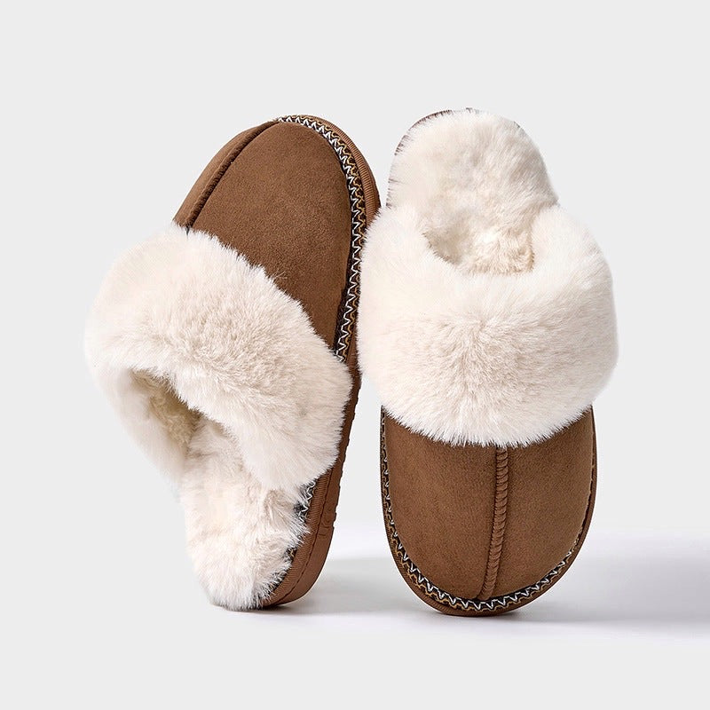 Pantuflas con peluche