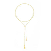 Collar largo colgante