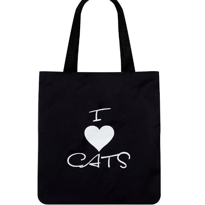 Bolsa tote estampada I love cats - Dressygt