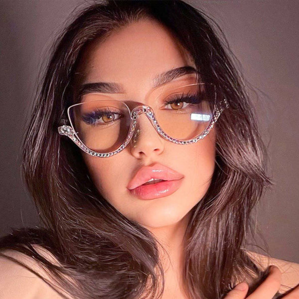 Lentes clear con brillos