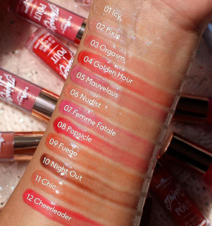 Thirsty Pout Hi-Shine Lip Gloss de Italia Deluxe