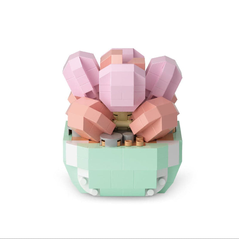 Bloques de construcción con diseño de flores