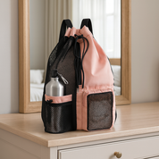 Mochila para playa semi transparente