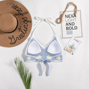 Top tejido con flores - Dressygt