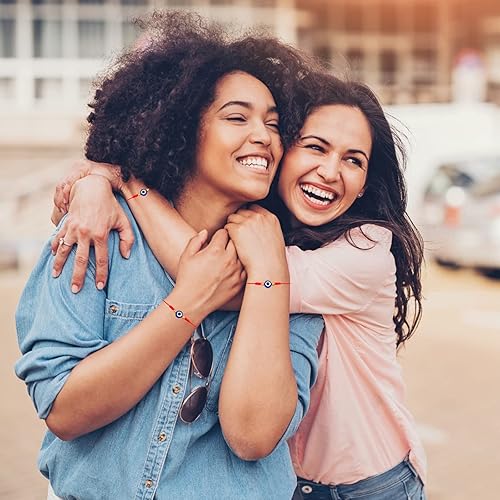 Set de pulseras rojas con ojo turco - Dressygt