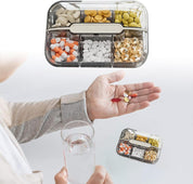 Pastillero organizador portátil