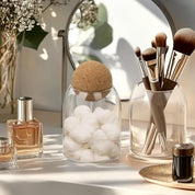 Tarro pequeño de vidrio con tapa de corcho - Dressygt