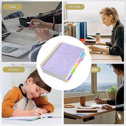 Cuaderno de notas con 5 separadores - Dressygt
