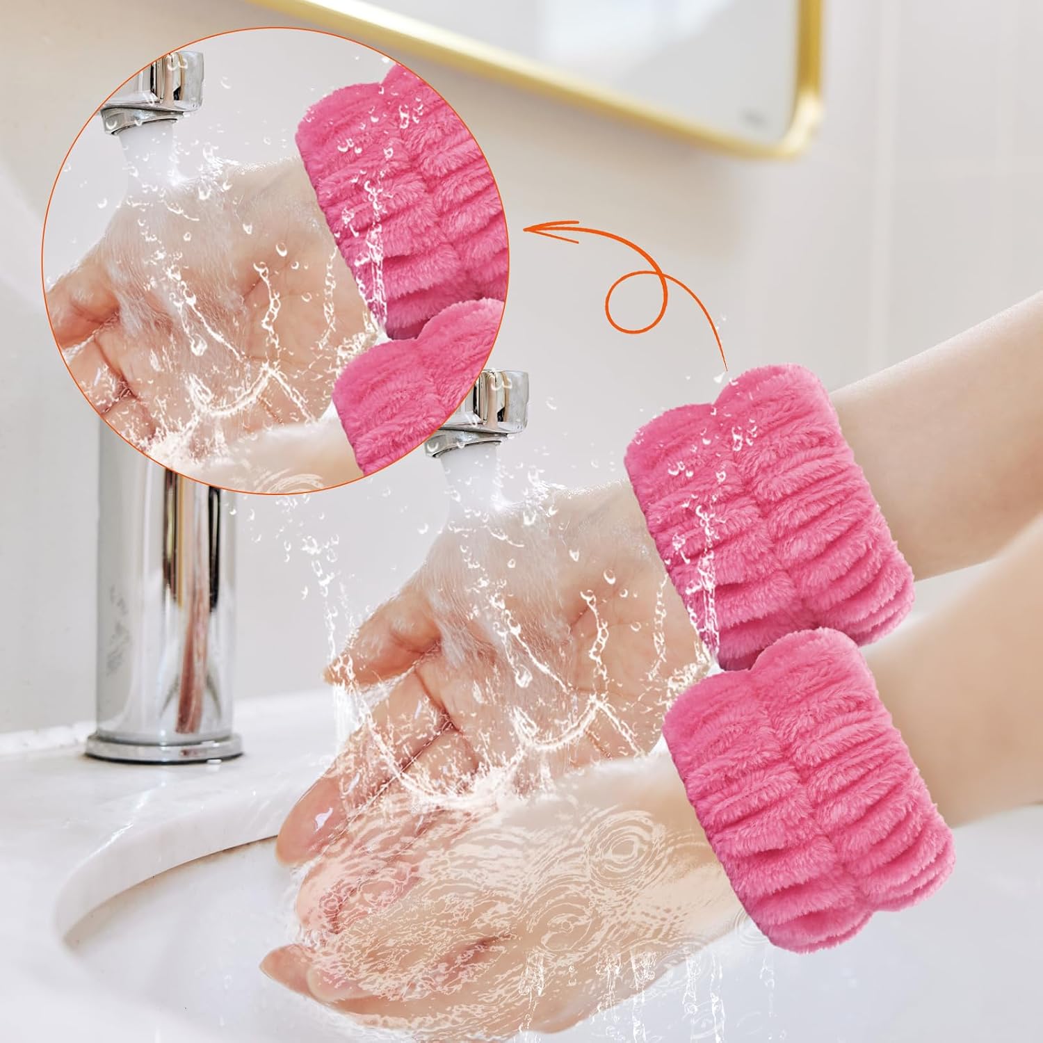 Muñequeras para skincare - Dressygt