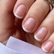 Set de uñas francesas press on - Dressygt