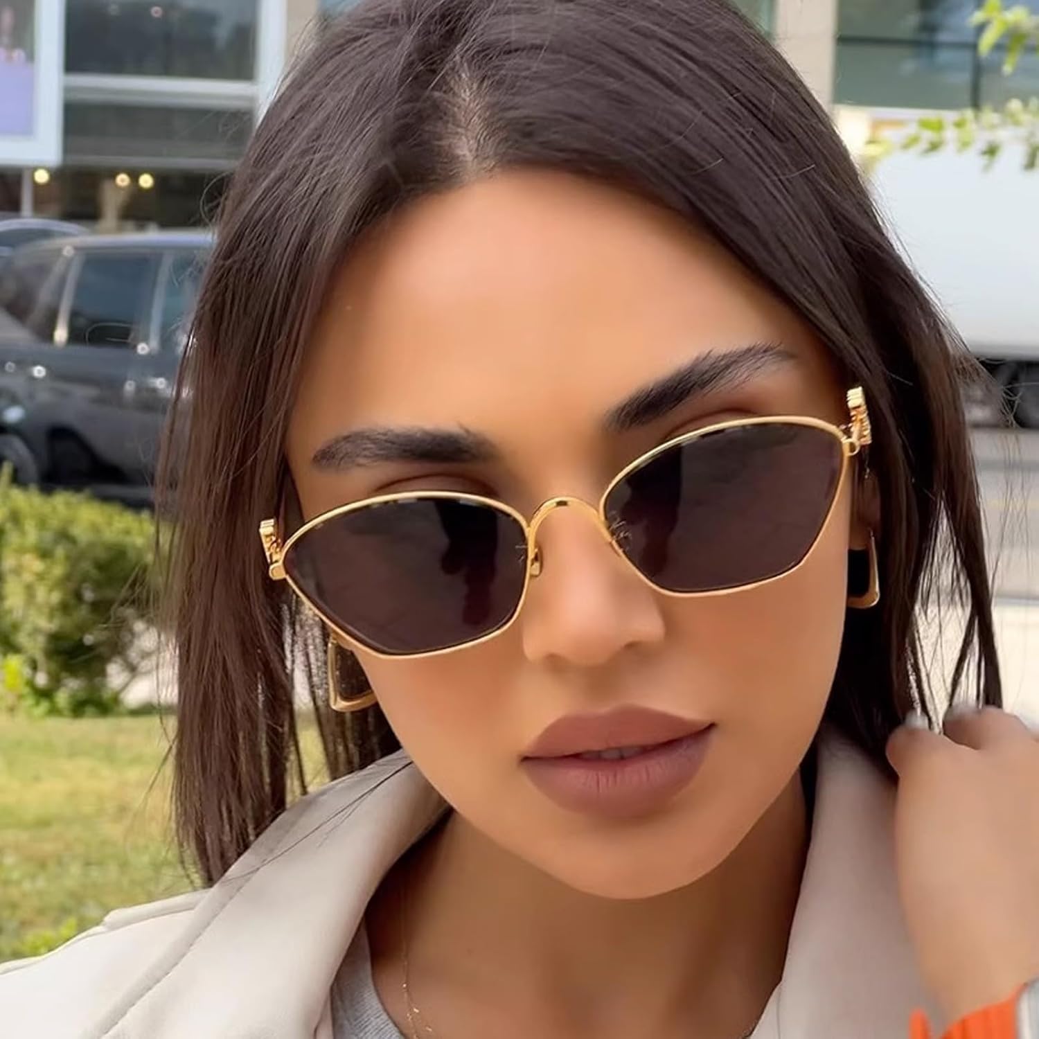 Gafas de sol con montura dorada - Dressygt