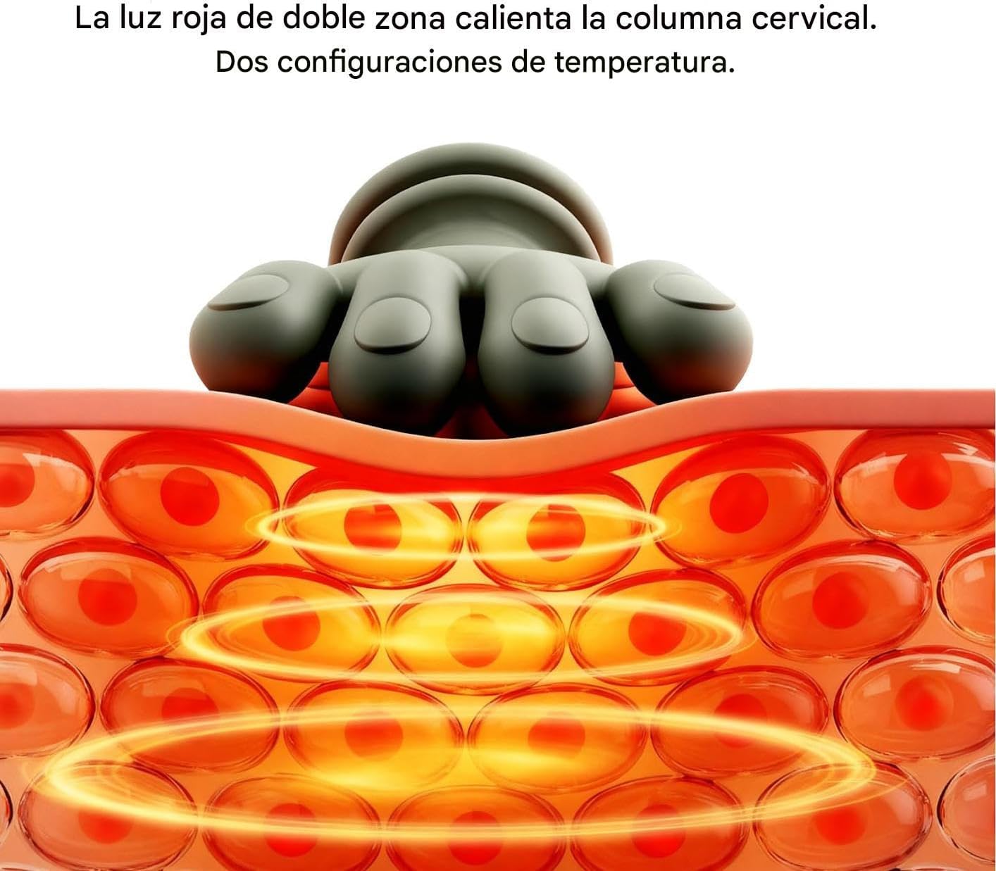 Masajeador de cuello inalámbrico con correas ajustables - Dressygt