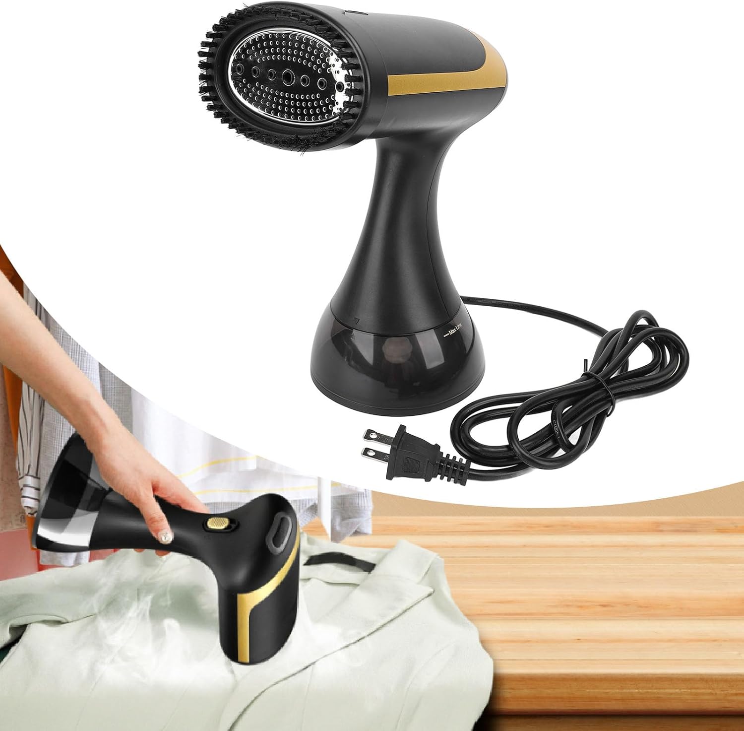 Plancha de vapor de mano portátil - Dressygt