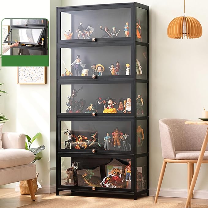 Vitrina exhibidora vertical para figuras y colecciones - Dressygt