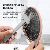 Limpiador de cepillos para cabello